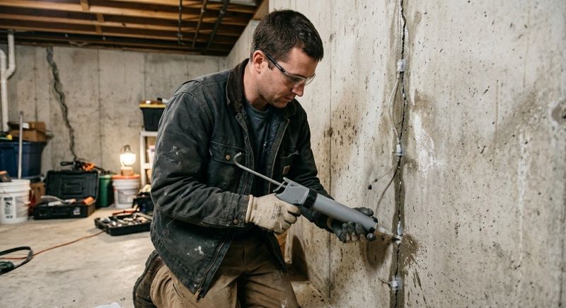 Basement Crack Repair in Tifton, GA