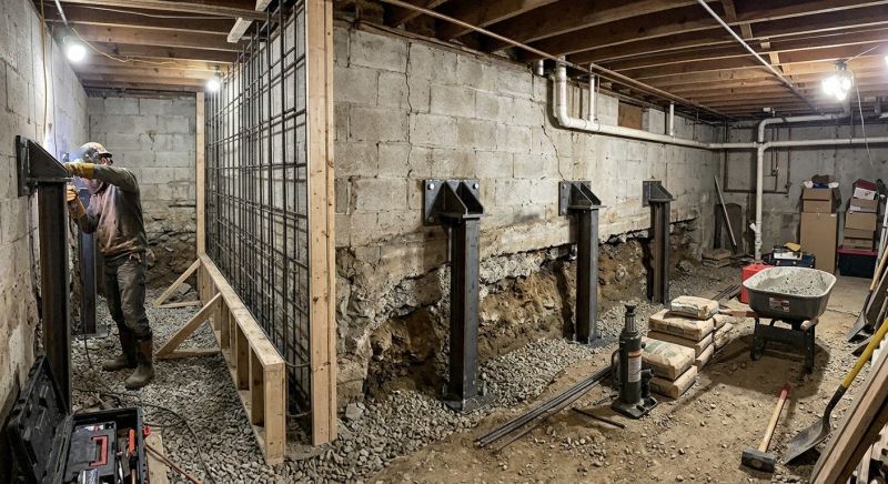 Basement Stabilization in Tifton, GA