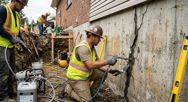 Cracked Foundation Repair in Adel, GA