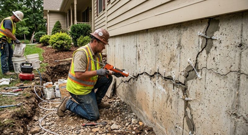 Cracked Foundation Repair in Tifton, GA