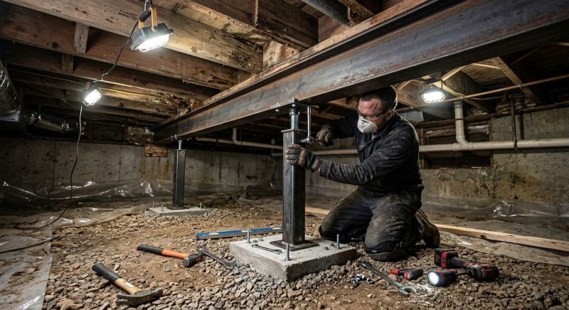 Crawlspace Structural Repair in Tifton, GA