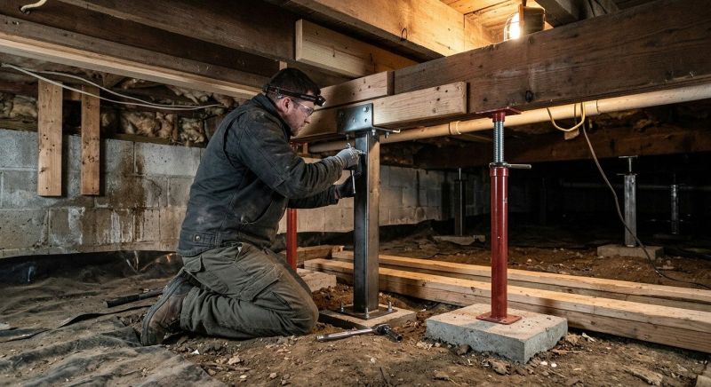 Crawlspace Structural Repair in Tifton, GA