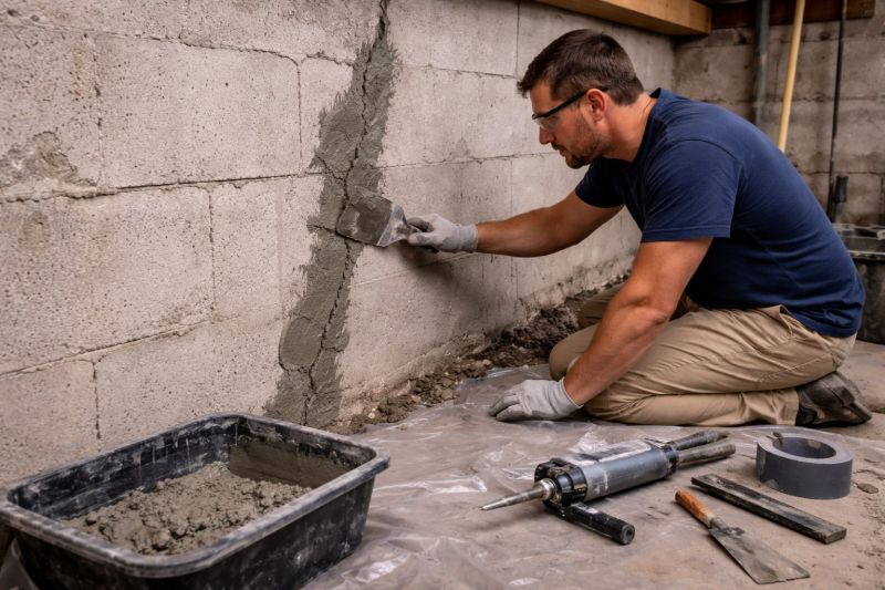 Foundation Crack Repair in Fitzgerald, GA