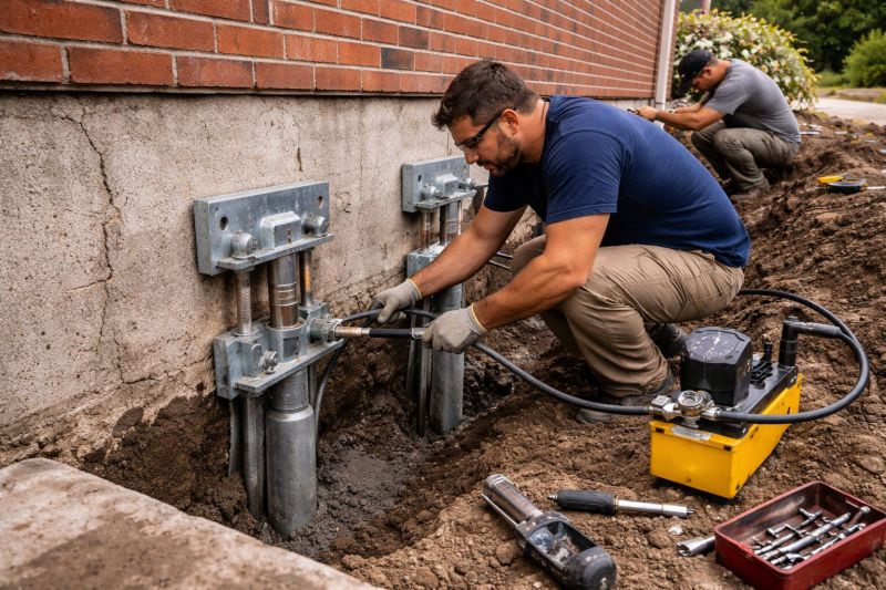 Foundation Pier Repair in Tifton, GA