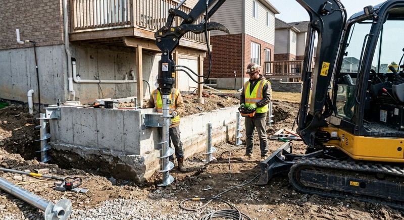 Helical Piers Installation in Tifton, GA