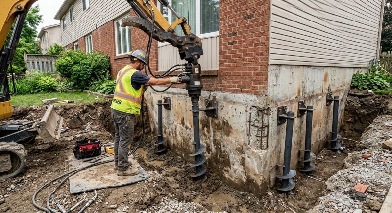Helical Piers Installation in Tifton, GA