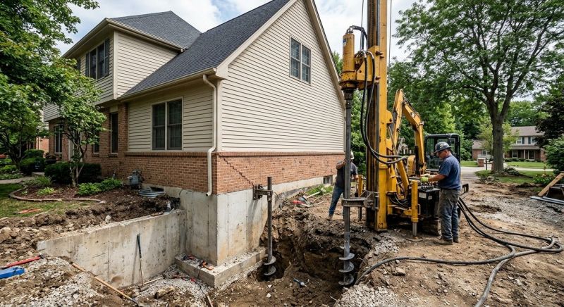 Helical Piers Installation in Tifton, GA