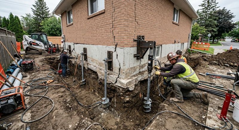 Sinking Foundation Repair in Fitzgerald, GA