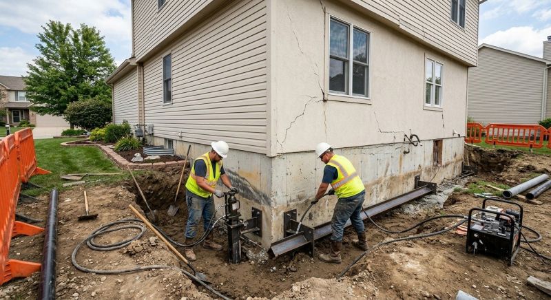 Sinking Foundation Repair in Tifton, GA