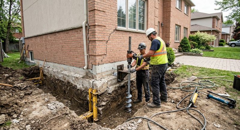 Sinking Foundation Repair in Tifton, GA
