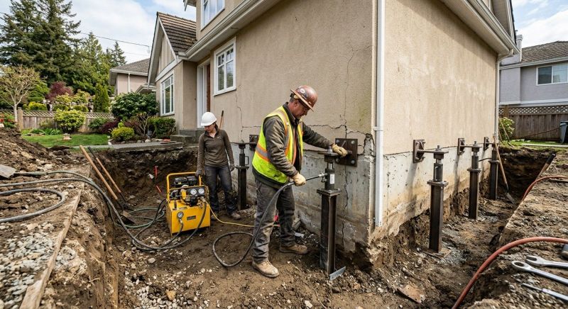 Sinking Foundation Repair in Tifton, GA