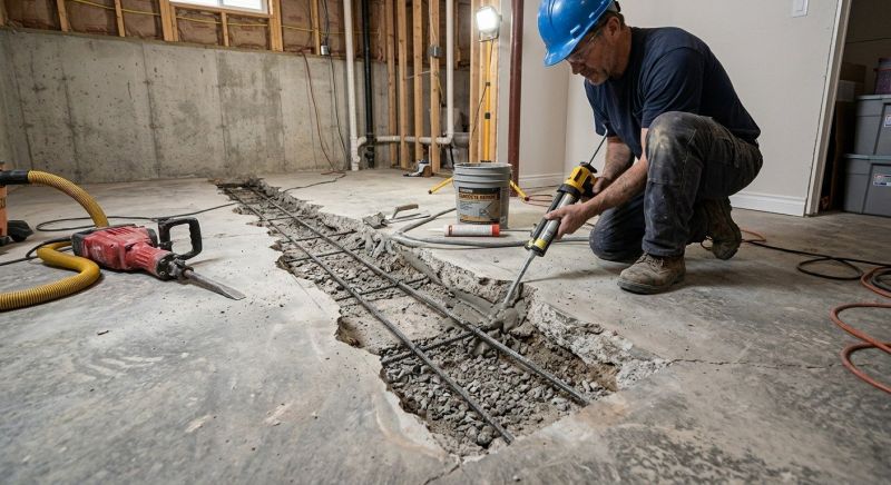 Slab Foundation Repair in Tifton, GA